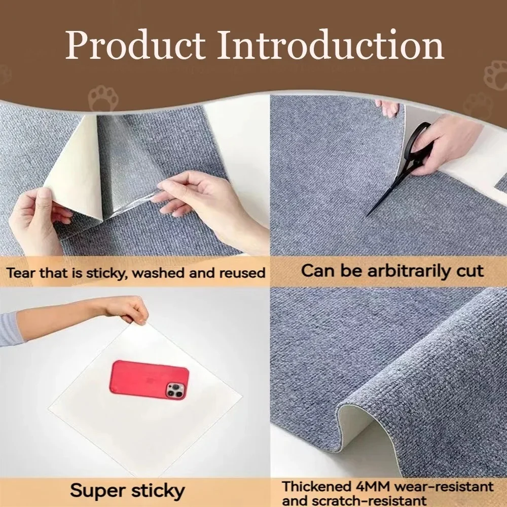 Savirro protector being peeled, cut and applied — 4mm wear and scratch resistant